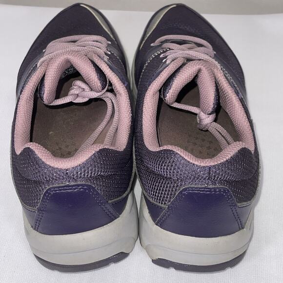 Vionic Shoes Womens 8 Kona Purple Gray Cushioned Comfort Low Top Gym Trainers - Picture 2 of 13